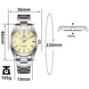 Addiesdive 36mm Sapphire Crystal Quartz Watch AD2026