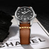 ADDIESDIVE 38mm Automatic Watch 100M (AD2112-leather strap )