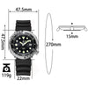 U.S. Warehouse -ADDIESDIVE® Tuna 300M Automatic Diver Watch Tuna Diver  ( MY-H5)