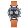 ★Gift Season★ADDIESDIVE Panda BB Chronograph Retro Men Watch 38mm Quartz Watch, AD2037