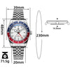 U.S. Warehouse -ADDIESDIVE 39mm BB58 GMT Quartz Watch AD2044