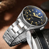 U.S. Warehouse -ADDIESDIVE® Scuba Leather Automatic Scuba Watch AD2101