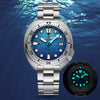 U.S. Warehouse -ADDIESDIVE 3D Deep Sea Turtle Dial Dive Watch（AD2045）