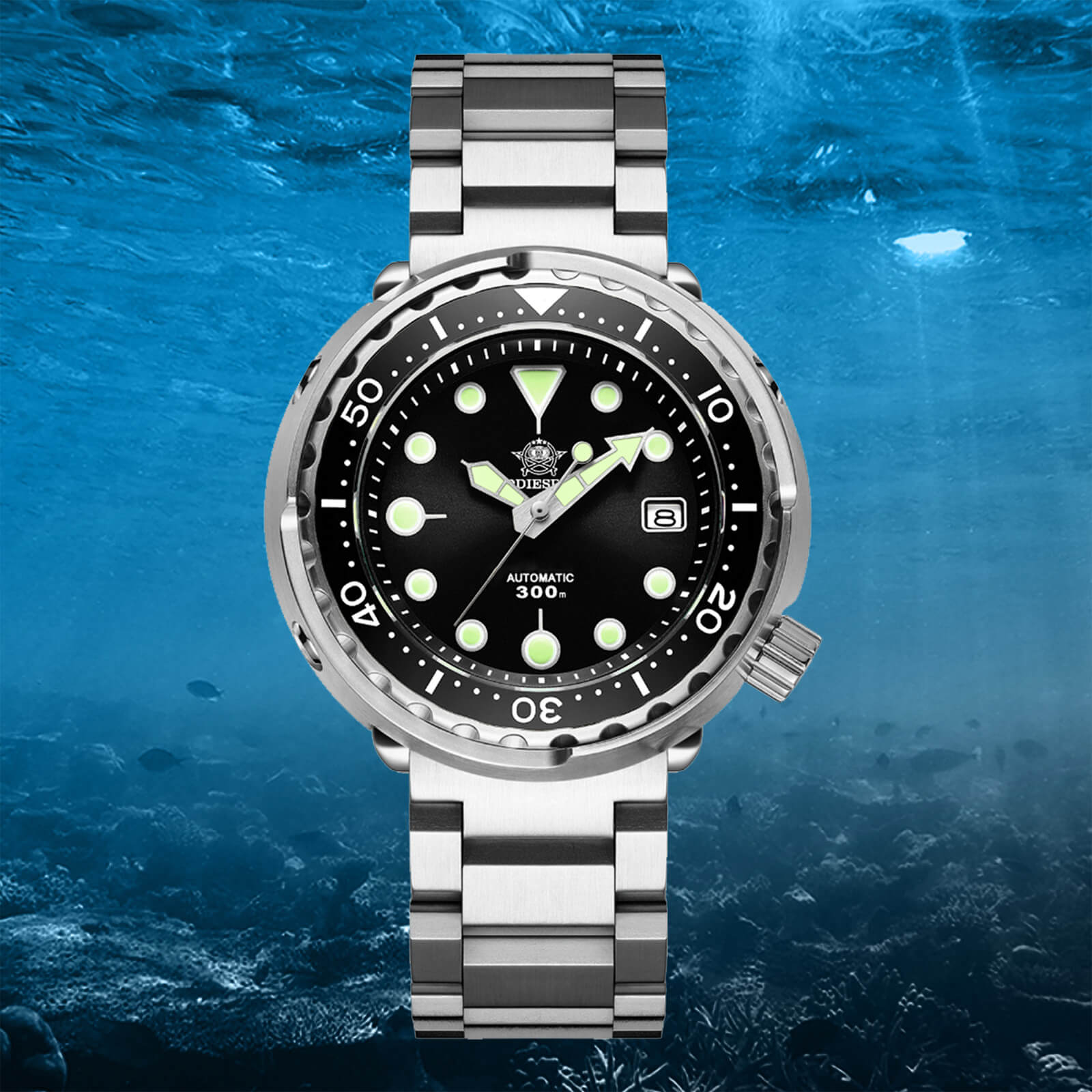 ADDIESDIVE® Tuna 300M Automatic Diver Watch Tuna Diver 3Colors ( MY-H5 ...