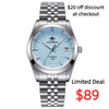 ★Gift Season★ADDIESDIVE 39mm Retro Mechanical Men Watch AD2118