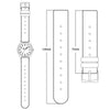 adjustable watch strap